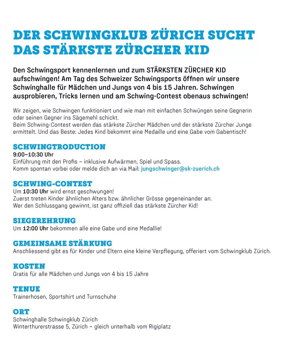 Stärktes Zürcher Kid